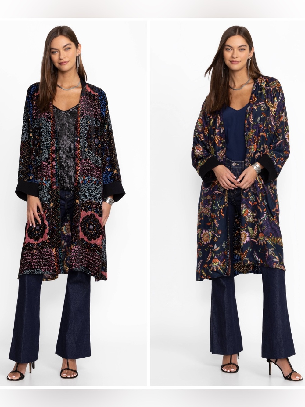 Johnny Was Harmony Burnout Reversible Kimono